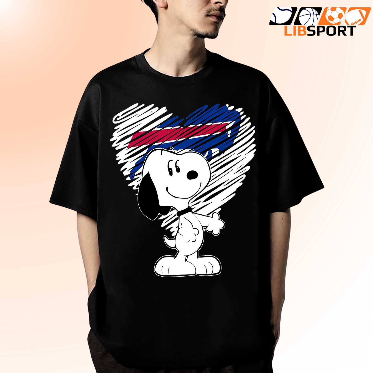 Buffalo Bills Snoopy T Shirt, Nfl Football Graphic Tee, Unisex Streetwear Top